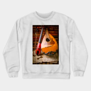 Mandolin and Pocket Violin Crewneck Sweatshirt